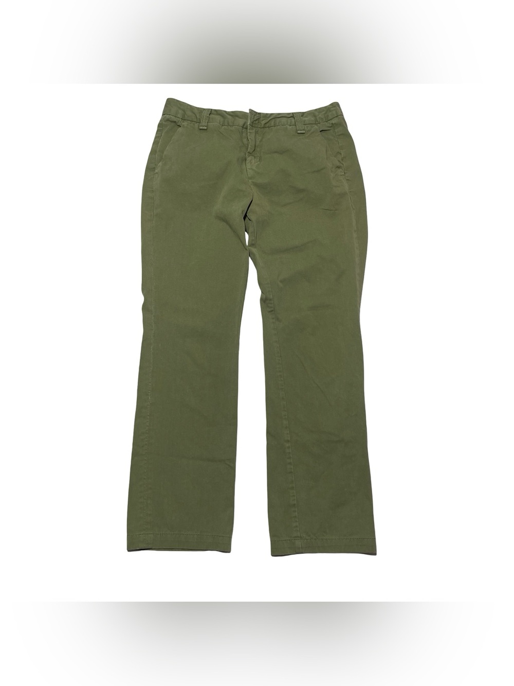 Rag & bone Jean Olive Green Chino Pant Women’s size 28 x 32 USA handmade